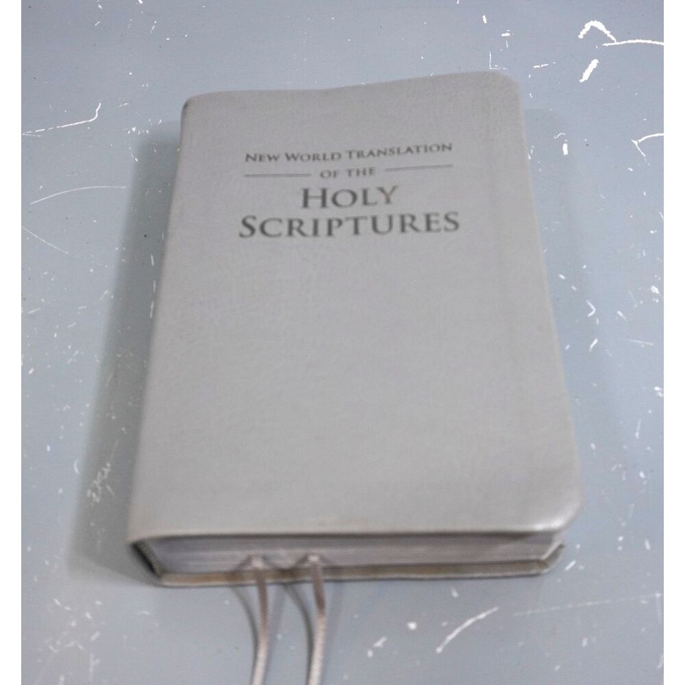New World Translation Of The Holy Scriptures Gray Faux Leather Watchtower 2013